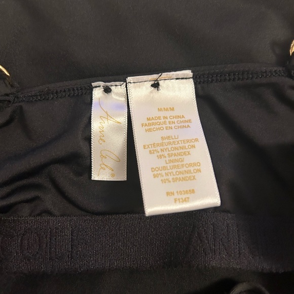 Anne Cole Women's TP High Neck Tankini Swimsuit Top - Picture 3 of 3